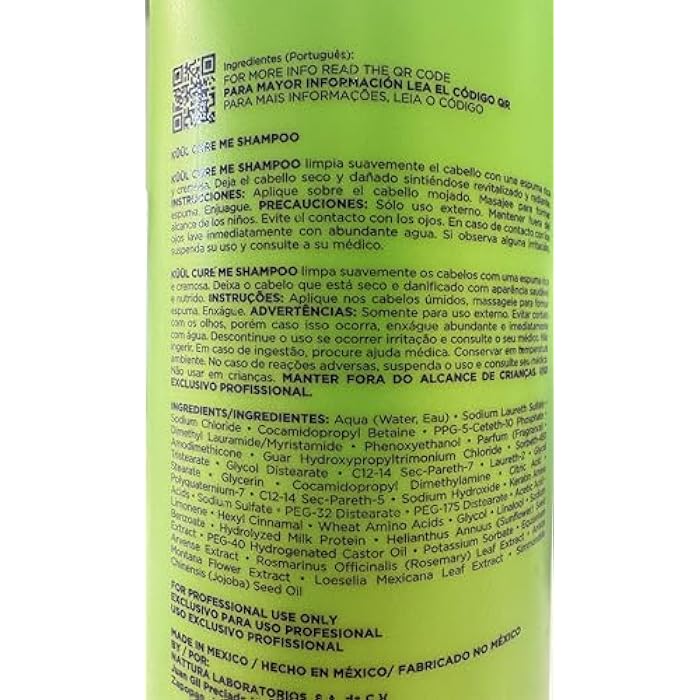 PACKS OF 2 MOROCCAN SOAP & Ku ll Cure Me Repair Shampoo for Damaged Hair, 33.81 Fl Oz - Image 3