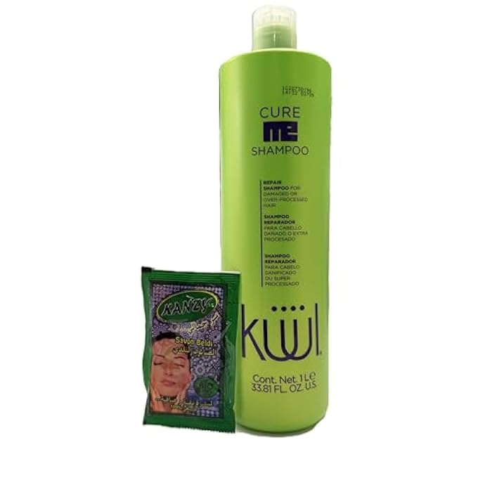 PACKS OF 2 MOROCCAN SOAP & Ku ll Cure Me Repair Shampoo for Damaged Hair, 33.81 Fl Oz - Image 1