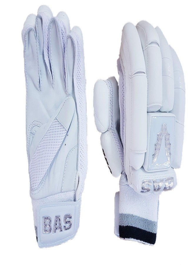 BAS Vampire Pro Limited Edition Cricket Batting Gloves Men , Material: Leather (White) - Image 4