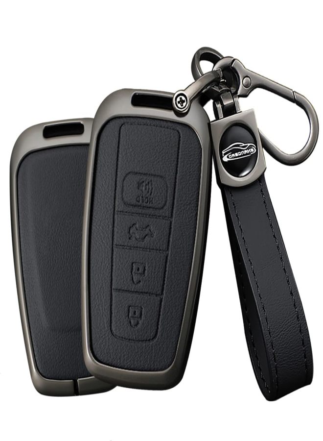 Ysbxitu - Funda para llave inteligente de 4 botones para Toyota Camry RAV4 Highlander Avalon C-HR Prius Corolla GT86 4Runner Prado - Image 1