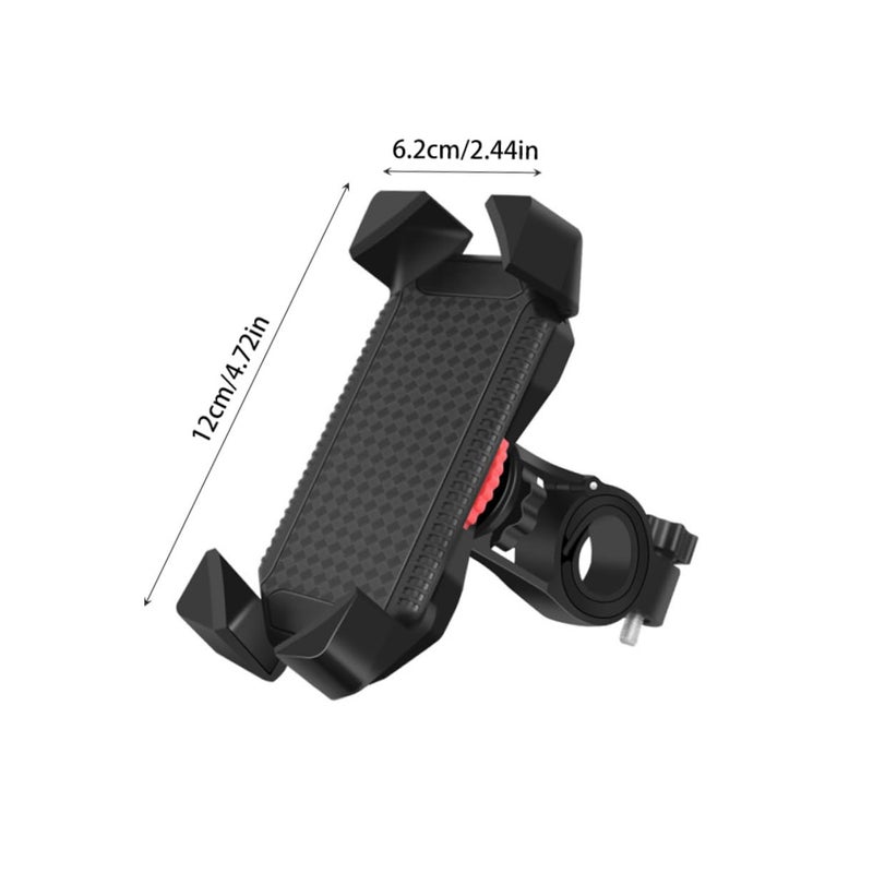 Universal Motorcycle Phone Mount Rotatable Handlebar Holder Easy Install Anti Slip - Image 3