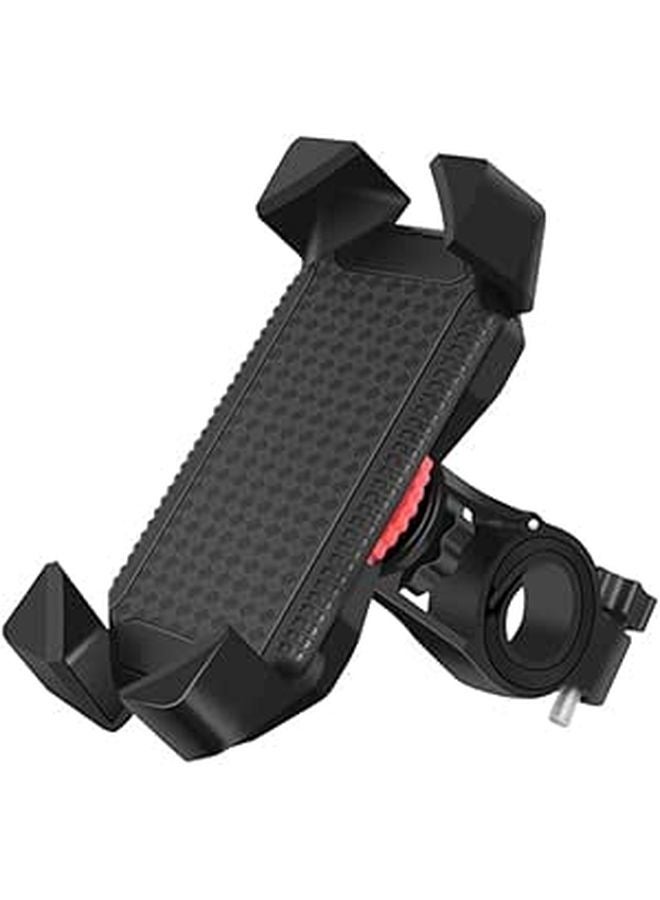 Universal Motorcycle Phone Mount Rotatable Handlebar Holder Easy Install Anti Slip - Image 1