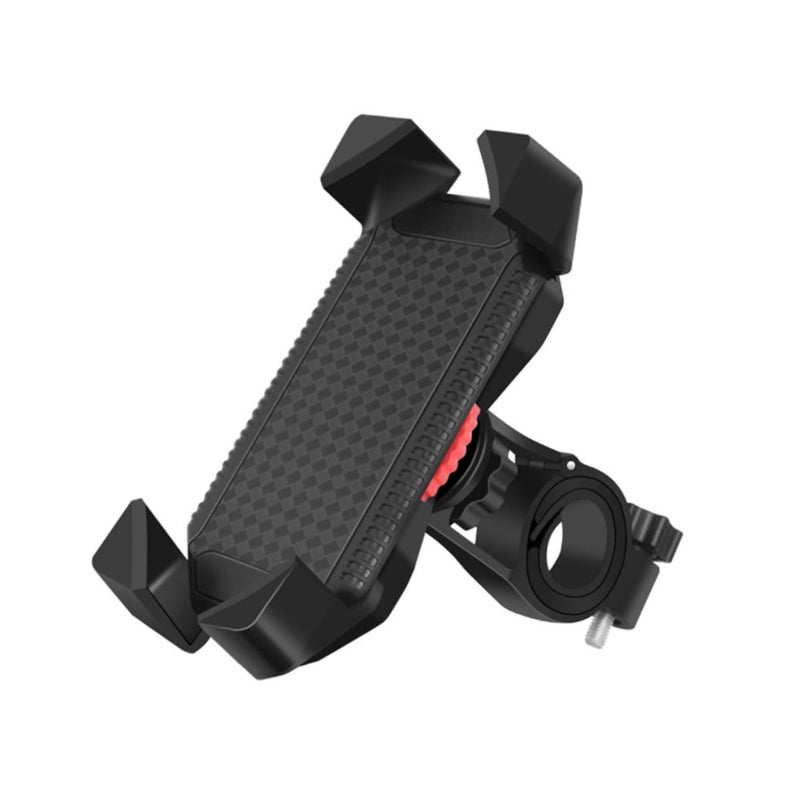 Universal Motorcycle Phone Mount Rotatable Handlebar Holder Easy Install Anti Slip - Image 2