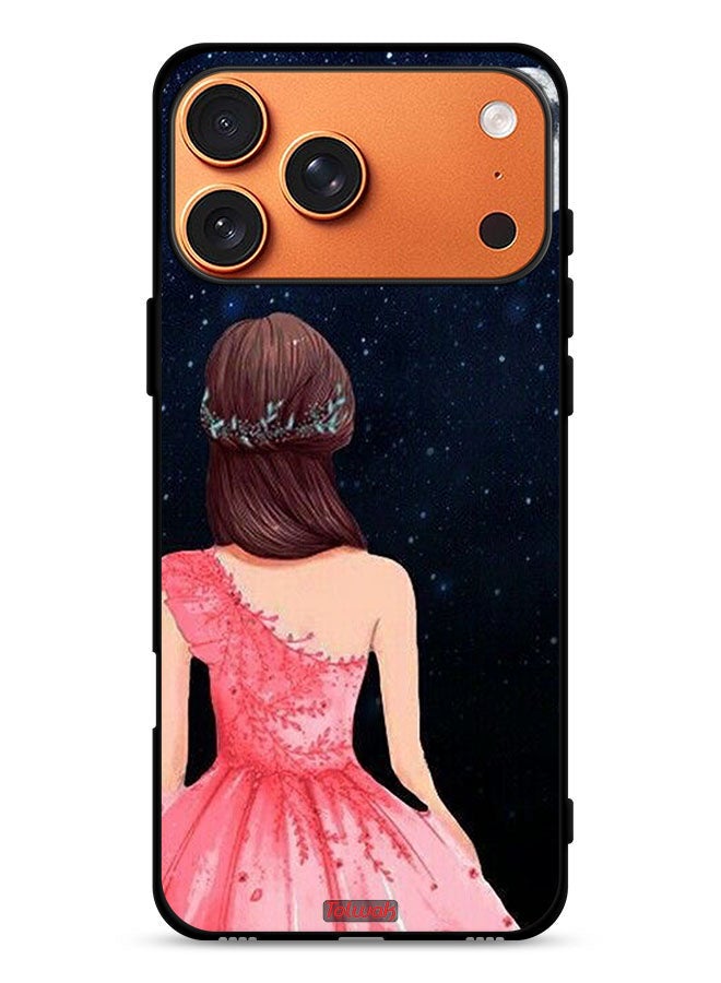 Tolwak Apple iPhone 17 Pro Max Protective Case Cover Girl And Moon Art - Image 1