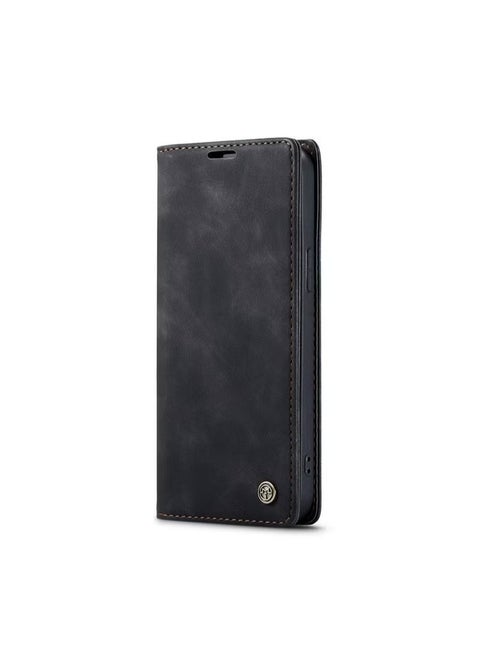 iPhone 15 Plus Leather Case Wallet Flip Cover Card Slots Magnetic Closure Stand Phone Holder Function Fold Shockproof Protective Full Protection Anti-drop Anti-scratch Accessory For iPhone 15 Plus