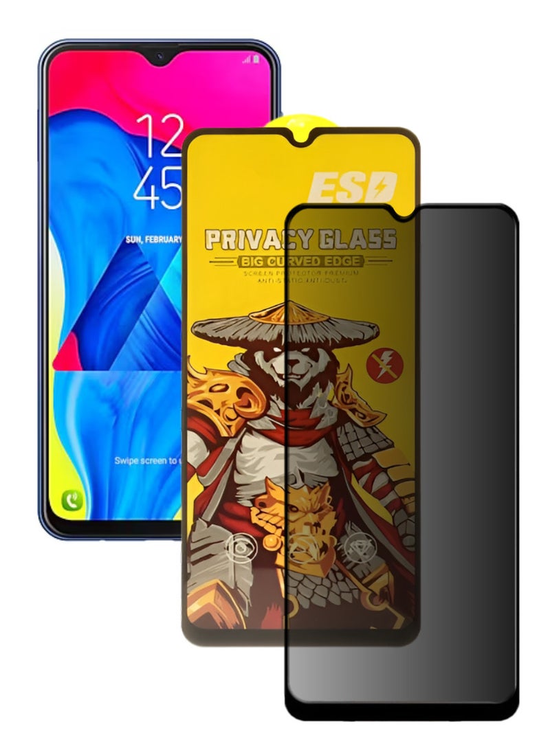 ESD Tempered Dustproof Privacy Glass Screen Protector Compatible For Samsung Galaxy M10 - Image 1