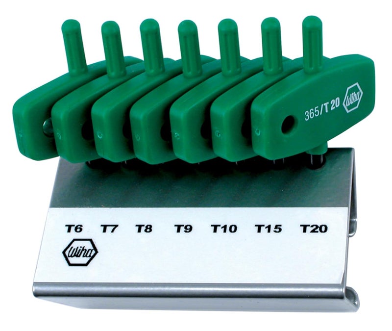 Wiha 36590 Torx Hex Key Set Wing Handle 7 Piece - Image 1