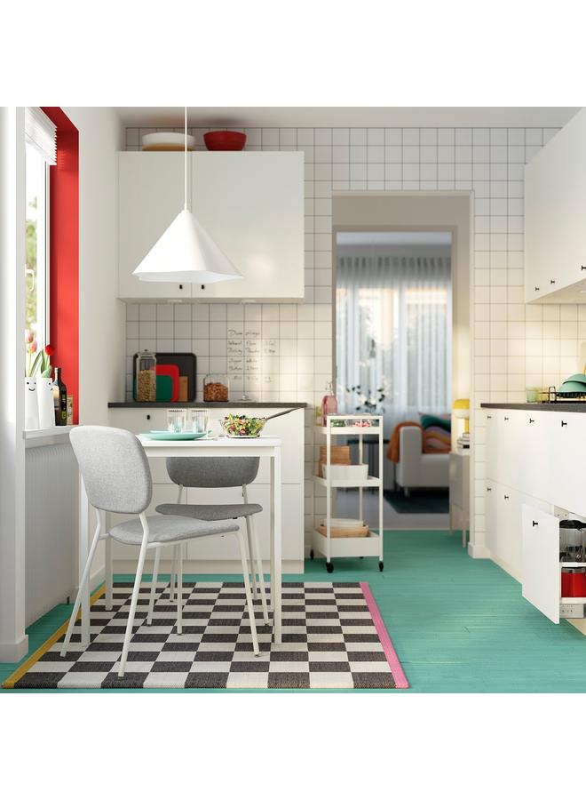 Zaboon Chair, White/Tibbleby Beige-Grey - Image 2