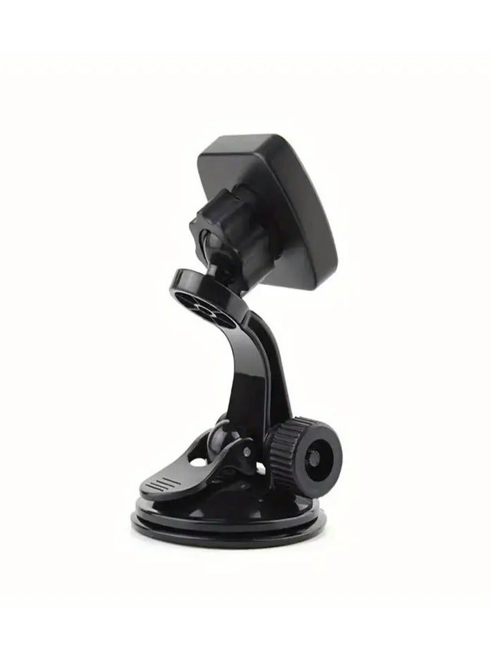 ABS Material Square Magnetic Phone Mount for Dashboard, Waterproof Suction Cup Base, Rotatable Mounting Holder Compatible with Automobile Navigation Devices
