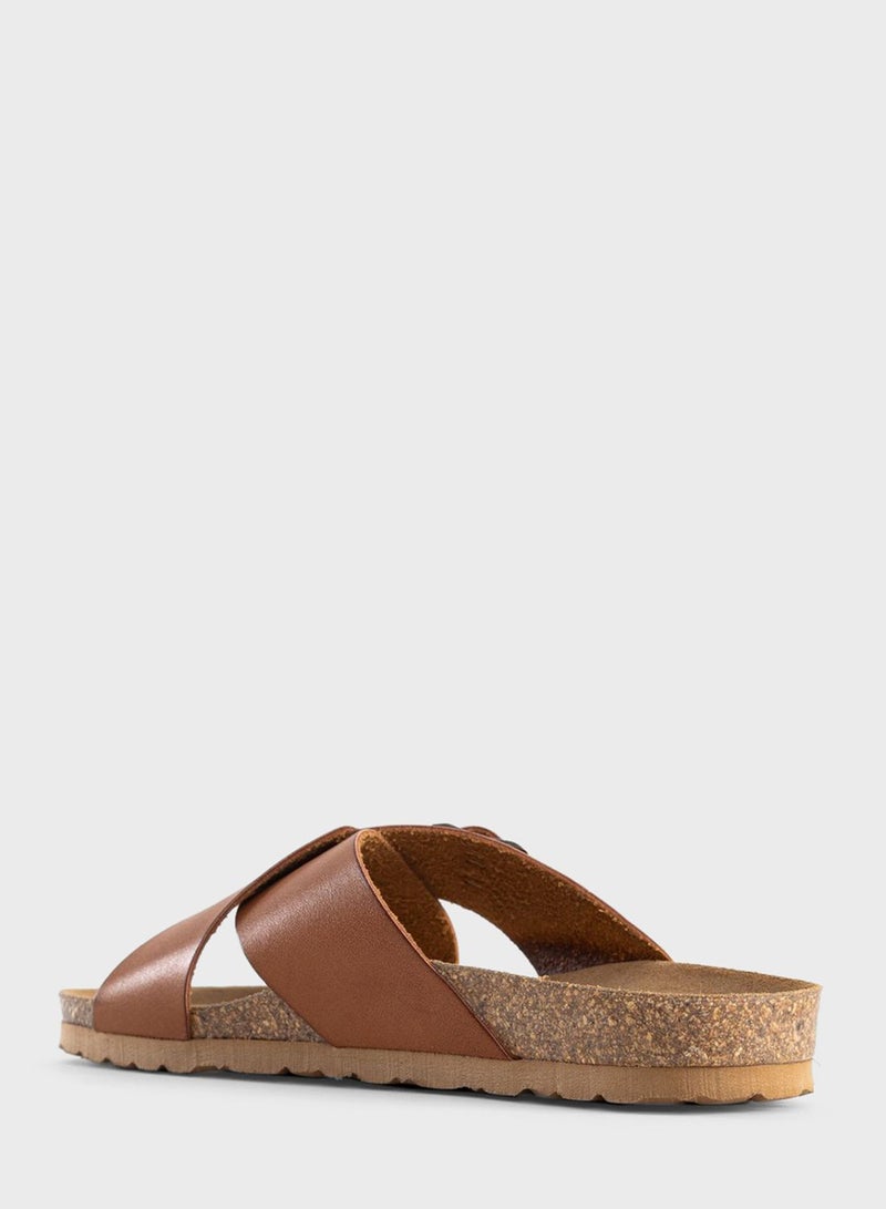 BAYTON Sarria X Strap Wedge Sandals  - Image 4
