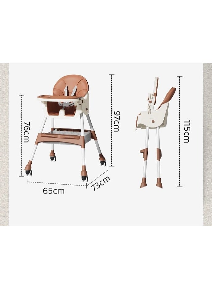 SHEE ONE 4 in 1 baby dining chair with modern and comfortable design, versatile and adjustable  - Image 2