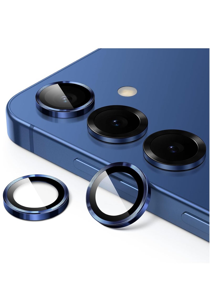 BORTONY Samsung Galaxy S25 Plus 5G Camera Lens Protector 9H Tempered Glass Metal Individual Ring Cover Easy Installation For Samsung Galaxy S25 Plus - Image 1