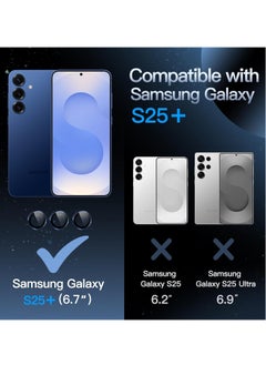 بورتوني واقي عدسة الكاميرا لهاتف Samsung Galaxy S25 Plus 5G 9H من الزجاج المقوى المعدني بحلقة فردية سهل التركيب لهاتف Samsung Galaxy S25 Plus  - Image 2