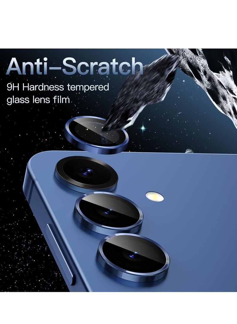 BORTONY Samsung Galaxy S25 Plus 5G Camera Lens Protector 9H Tempered Glass Metal Individual Ring Cover Easy Installation For Samsung Galaxy S25 Plus - Image 5