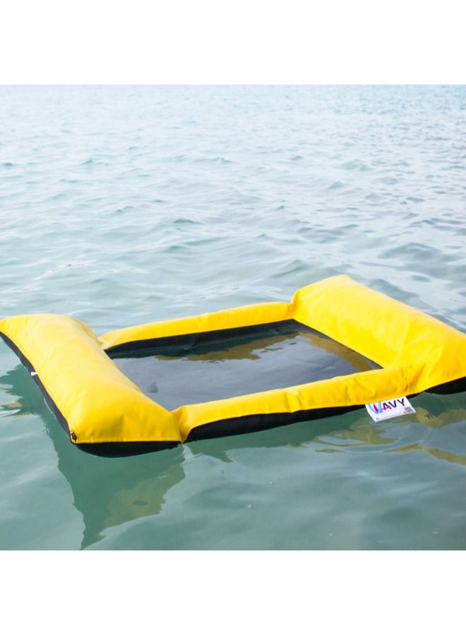 Wavy Floating Mat - Yellow - Image 4