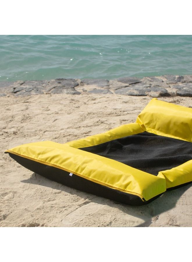 Wavy Floating Mat - Yellow - Image 1