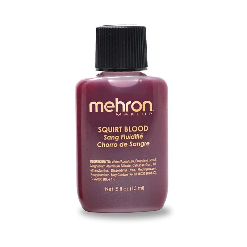 Mehron Makeup Squirt Blood Realistic Fake Blood Stage Blood Makeup Made in the USA Washable Special FX Stage Screen Halloween Cosplay 5 fl oz 1 ml Bright Arterial - Image 3