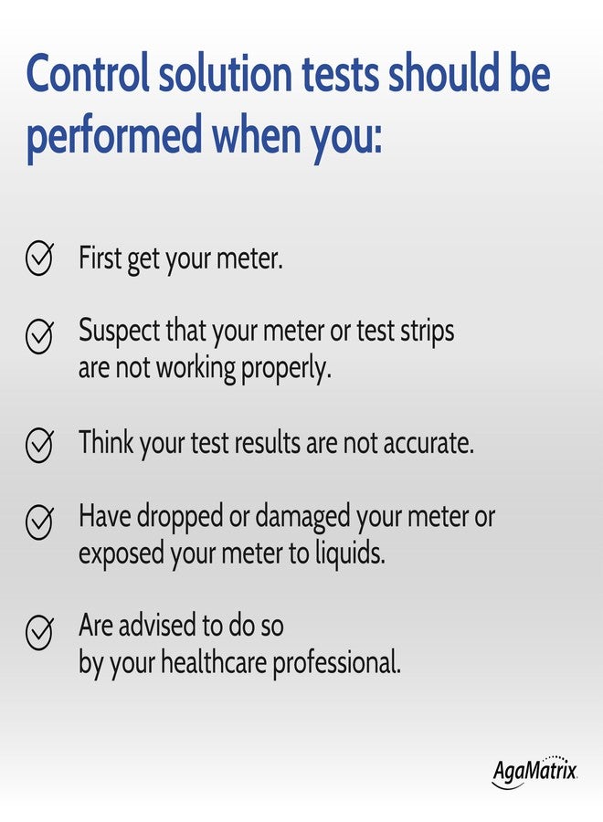 AgaMatrix Wavesense Normal Control Solution, 1 Vial (6 Ml) - Image 4