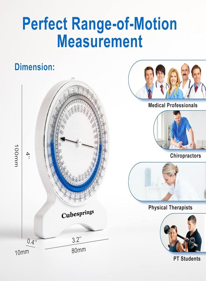 Cubesprings Inclinometer Physical Therapy Accurate Range of Motion (ROM) Measurement - Image 5
