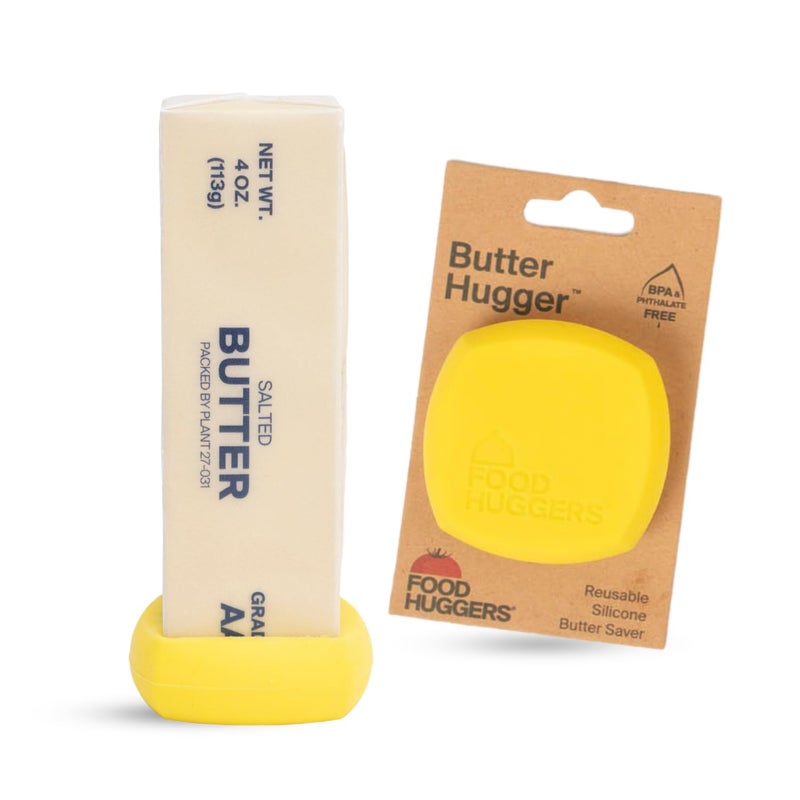 Food Huggers Butter Hugger Patented Butter Cover Keeps your butter snugly sealed and fresh