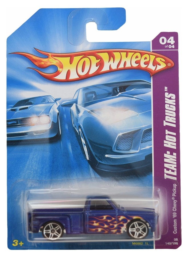 Hot Wheels Custom '69 Chevy Pickup, Team: Hot Trucks 4/4 - Image 2