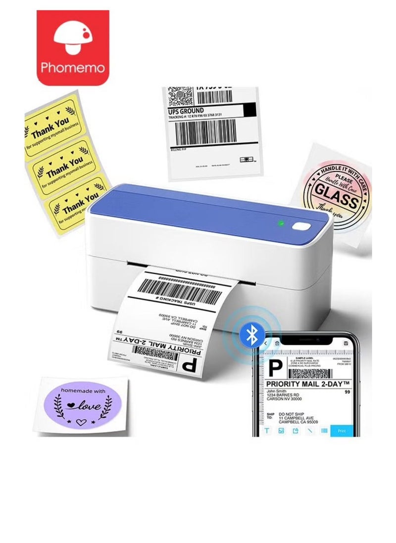 241-BT Bluetooth Thermal Label Printer, 4X6" Wireless Shipping Label Printer for Small Business, Label Printer for Shipping Packages, Compatible with iPhone, Android (Dark Blue) - pzsku/ZCF0DB23142E854D49336Z/45/_/1732272442/cea6a4b2-eaae-498d-8fd6-486b738b957f