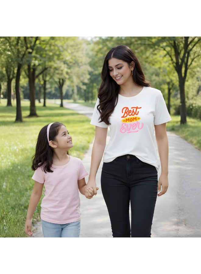PRINTSHOP4ME Mothers Day Tshirt - Tshirt Gift from Kids Daughter Son - Best Mother's Day Tshirt - Best Mom Ever Tshirt - Gift for Mom - Image 3