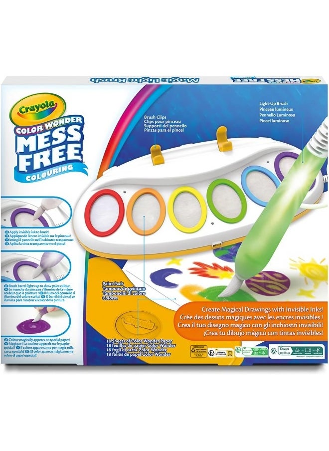 Crayola - Crayola Color Wonder Mess Free Painting Magic Light Up Brush - Image 1