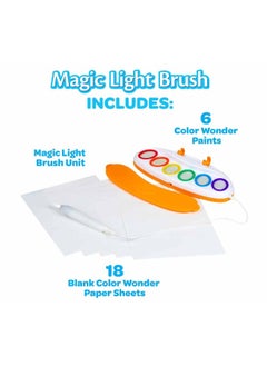 Crayola Crayola Color Wonder Mess Free Painting Magic Light Up Brush  - Image 2