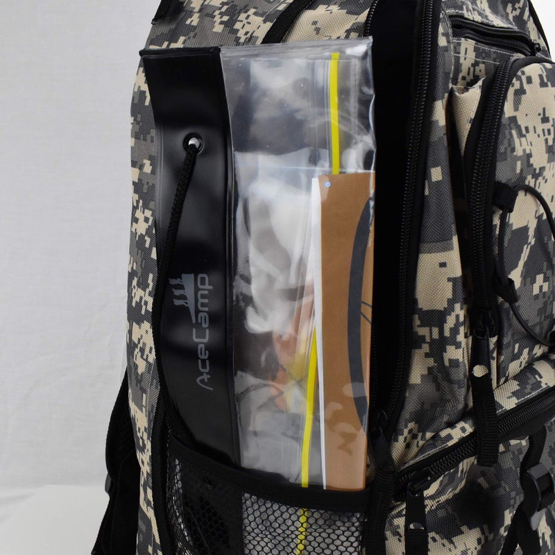 AceCamp Waterproof Map Case Holder, Watertight Map Carrier, Transparent Dry Bag Protector Pouch for Camping, Hiking, Documents, Electronics, Emergency, Outdoors - Image 3