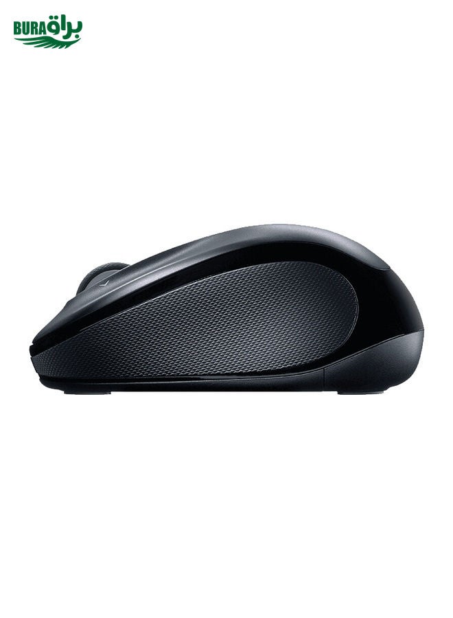 BURAQ Logitech M325S 1000DPI 2.4GHz Ergonomic Wireless Mouse (Black) - Image 3