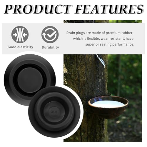 Salior 4PCS Round Car Floor Drain Plug,Rubber Plugs OEM 55177482AA for Water&Dust Resistant,Professional Car Accessories Compatible with Jeep Grand Cherokee Wrangler Dodge Caliber Durango - Image 3