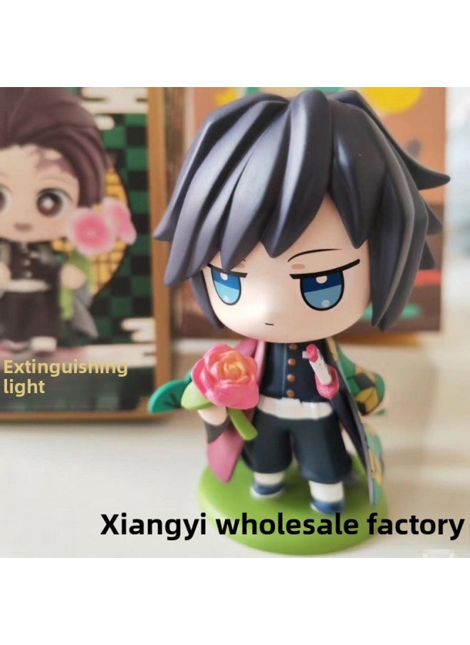 null - POPMART Bubble Mart Ghost Extermination Blade Birth Flower Series Blind Box Hand-made Trendy Toys Small Gift Ornaments-Color:Your Bean Figure [boxed]-Specifications:Prevent The Box From Being Damaged/the Box Will Be Separated From The Figure - Image 1