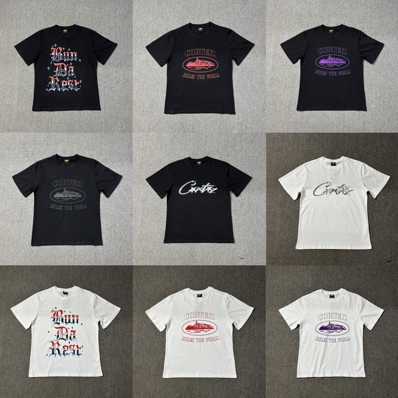 Long-Term Alcatraz Trendy American Series T-Shirt Short-Sleeve Letter Logo Print Fashion Cortiez Short-Sleeve Trendy - Image 3