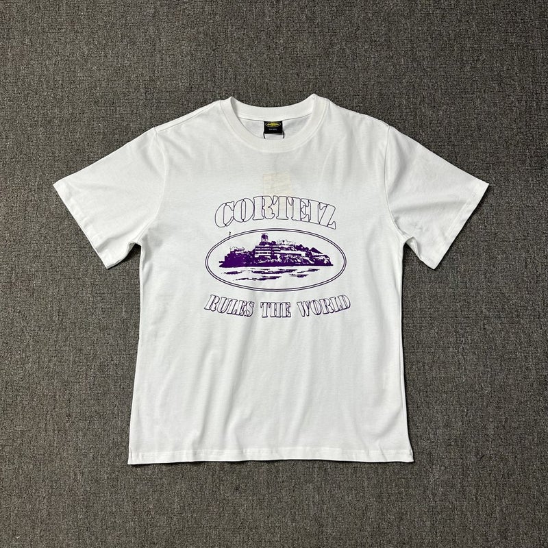 Long-Term Alcatraz Trendy American Series T-Shirt Short-Sleeve Letter Logo Print Fashion Cortiez Short-Sleeve Trendy - Image 5