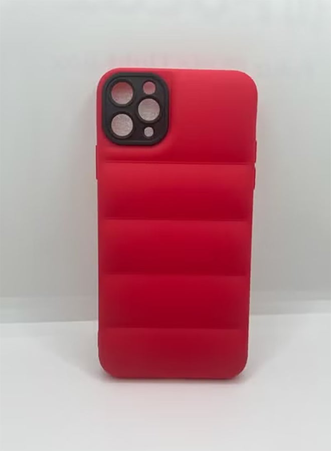 COVERSCART حافظة جاكيت مبطن أحمر (مات) لآيفون 11 برو ماكس - Image 4
