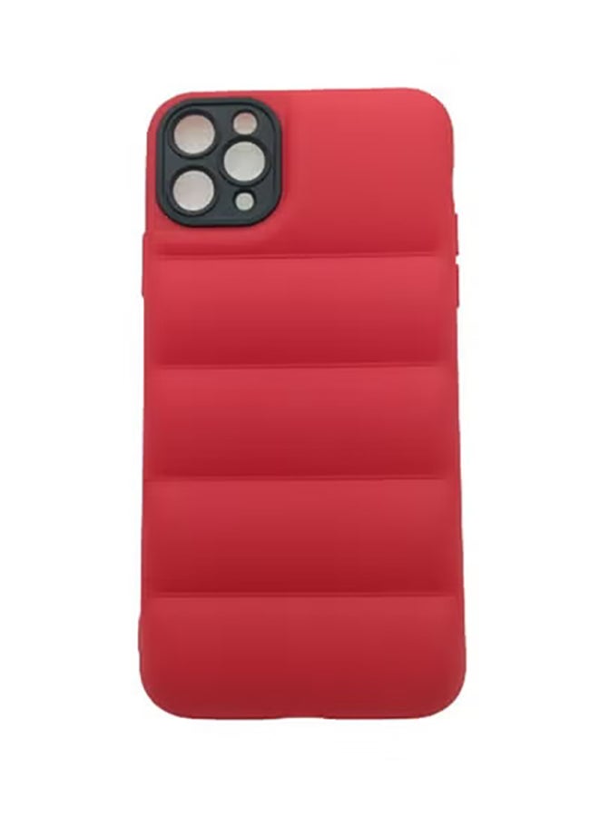 COVERSCART حافظة جاكيت مبطن أحمر (مات) لآيفون 11 برو ماكس - Image 1