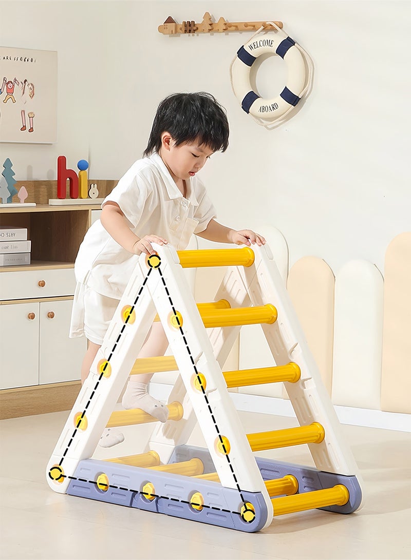 MaBaby 4 in1 Foldable Baby Climbing Toys Wooden Montessori Climbing Set with Arch&Ramp&Ladder Baby Climber Indoor Jungle Gyms for Toddlers Montessori Toys - Image 3