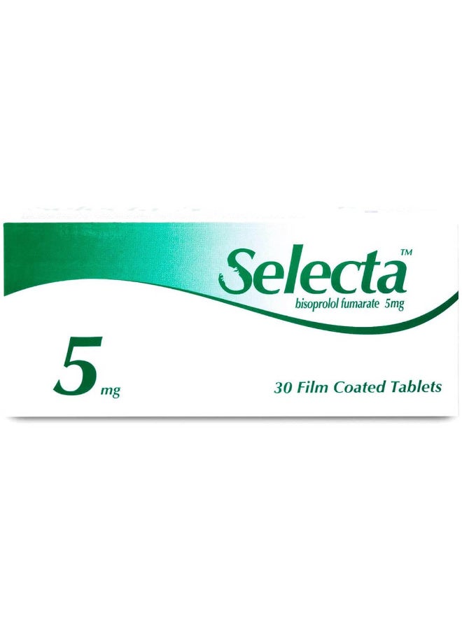 Selecta 5 mg bisoprolol Tablets × 30 - Image 1