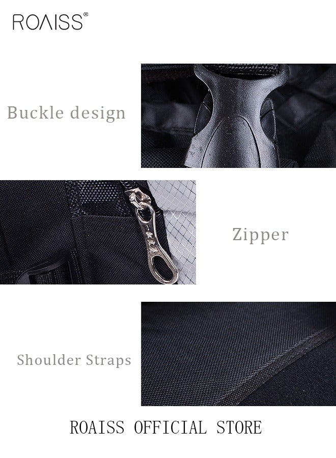 roaiss حقيبة ظهر احترافية كبيرة السعة للاستخدام الخارجي مقاومة للماء متعددة الوظائف للسفر والتخييم والمشي لمسافات طويلة وصيد الأسماك وتسلق الجبال - Image 4