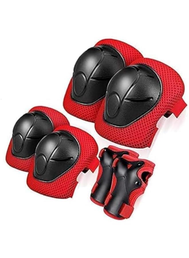 HOOKOR Bike Helmet Set with Knee Pads Elbow Pads Wrist Guards,Adjustable Helmet Protection Gear Set for Toddler Kids&Youth,Bicycle Helmet Roller Skate - Image 2