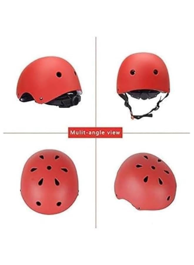 HOOKOR Bike Helmet Set with Knee Pads Elbow Pads Wrist Guards,Adjustable Helmet Protection Gear Set for Toddler Kids&Youth,Bicycle Helmet Roller Skate - Image 3