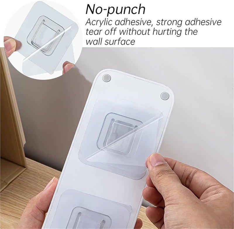 Double Sided Self Adhesive Invisible Hooks 20 Pairs Traceless Snap Holder For Home Bedroom - Image 5