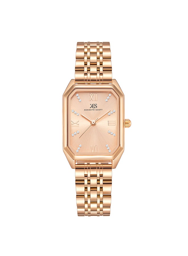 KENNETH SCOTT Women's Stainless Steel Analog Watch K23519-RBKK - 24 mm - Image 1