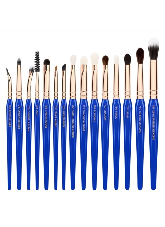 Bdellium Tools Bdellium Tools Professional Makeup Brush Golden Triangle - Eyes Only 15pc. Brush Set with Stand-Up Pouch  - Image 2