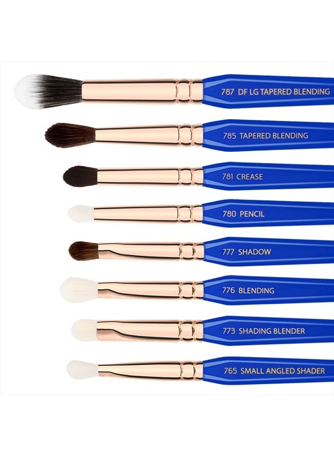 Bdellium Tools Bdellium Tools Professional Makeup Brush Golden Triangle - Eyes Only 15pc. Brush Set with Stand-Up Pouch  - Image 3