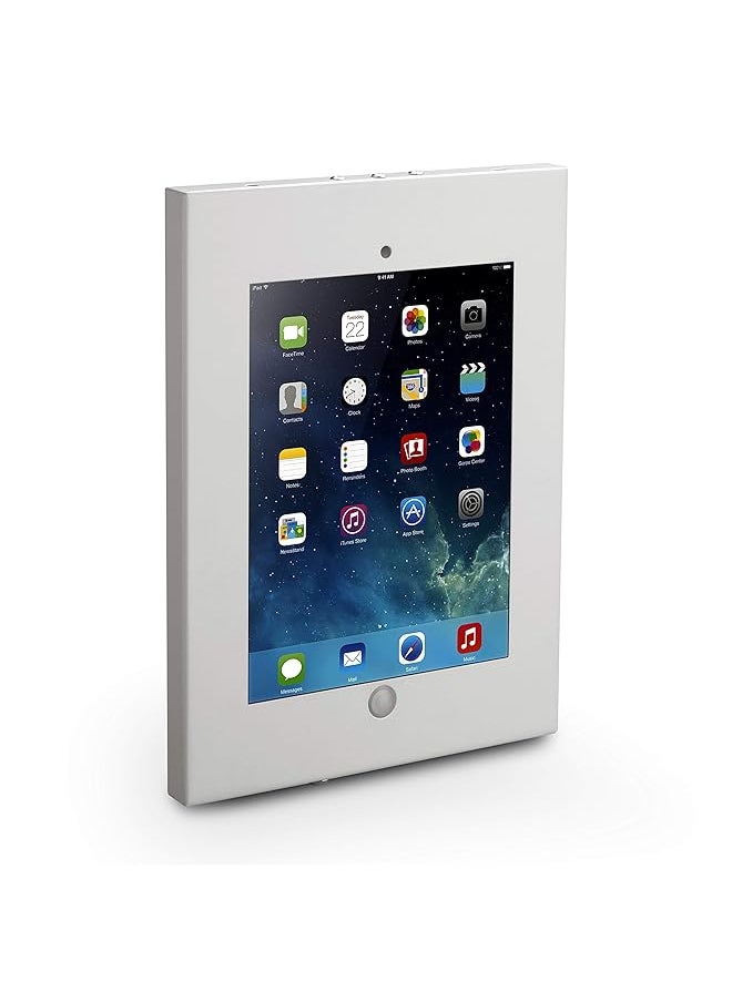 Pyle Anti Theft Tablet Security Case Holder 11 Inch Metal Heavy Duty Vesa Wall Mount Tablet Kiosk W Lock And Key Landscape Portrait Mounting For Ipad 2 3 4 Air Air 2 Tablets Pspadlkw08W  - Image 1