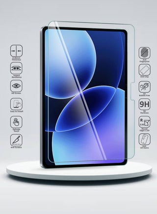 واقي شاشة زجاج مقسّى كامل الحواف من سلسلة WTech المتميزة لجهاز Xiaomi Pad 8 / Xiaomi Pad 8 Pro 2025 (11.2 بوصة) - شفاف (TSGPCN) - view 2