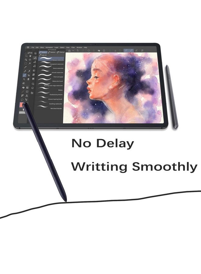 Dogxiong Replacement Pointer Stylus Pen for Samsung Galaxy Tab S7,Tab S7+ Plus,Tab S7 FE S Pen Stylus+ Tips/Nibs (Black Pen) - Image 5
