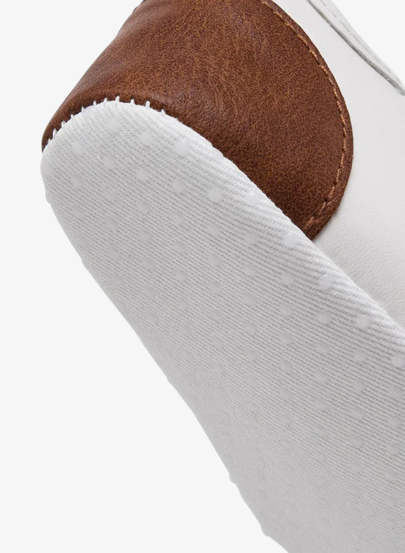 Barefeet Solid Booties with Hook and Loop Closure